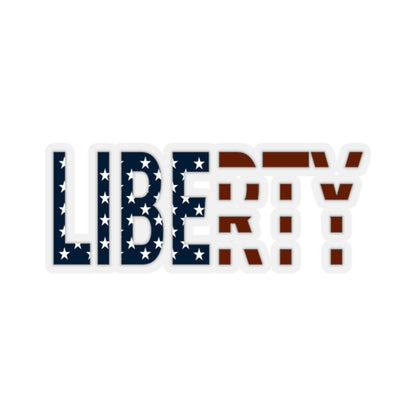 Liberty Flag Kiss-Cut Stickers