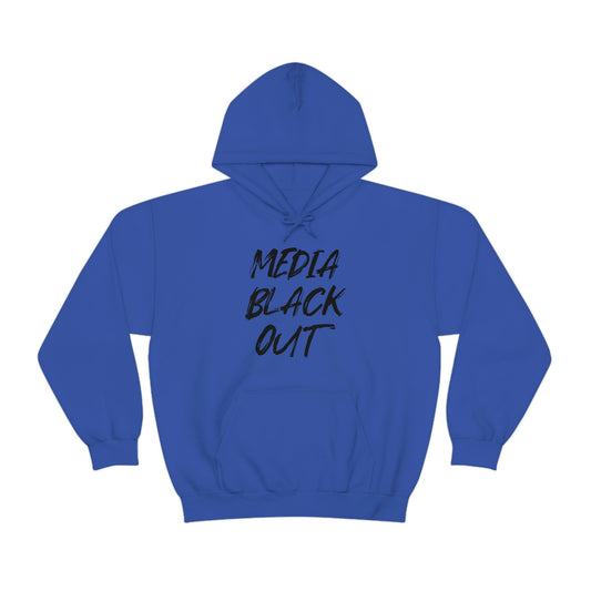 Media Black Out Unisex Heavy Blend™ Hooded Sweatshirt