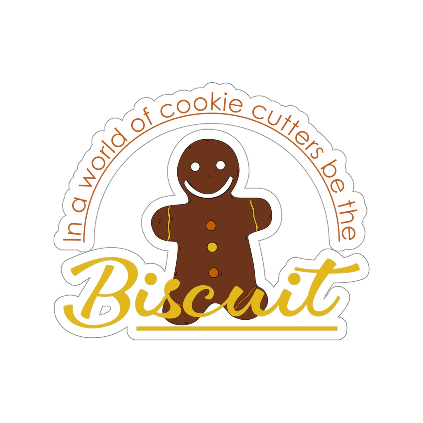 Cookie Cutter Kiss-Cut Stickers