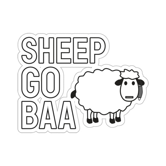 Sheep Baa Kiss-Cut Stickers