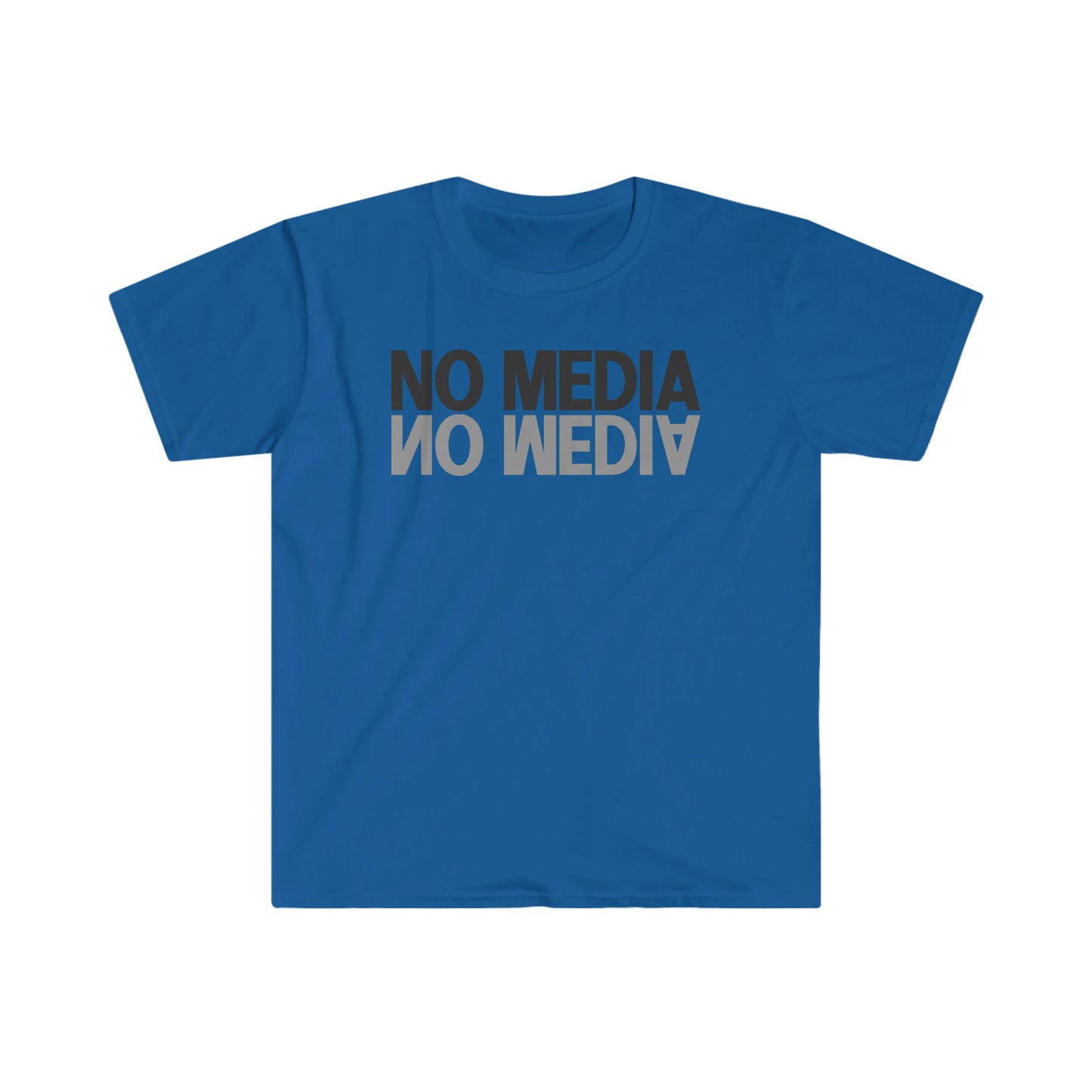 No Media Mirror Unisex Softstyle T-Shirt